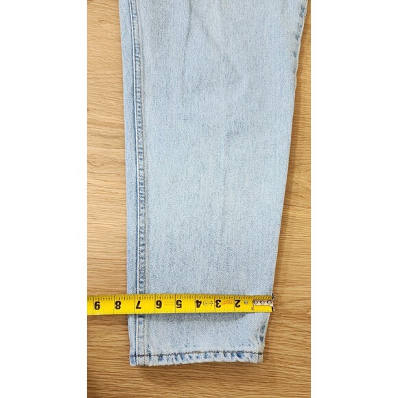 Levis 522 Jeans Womens 20 S Light Wash Tapered Fit Made In USA 36x29 Vintage - Picture 10 of 14